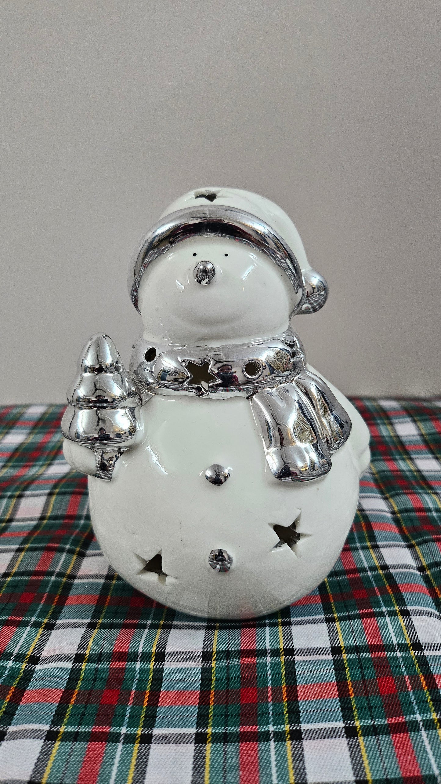 Christmas Snowman with LED Light - 1PC