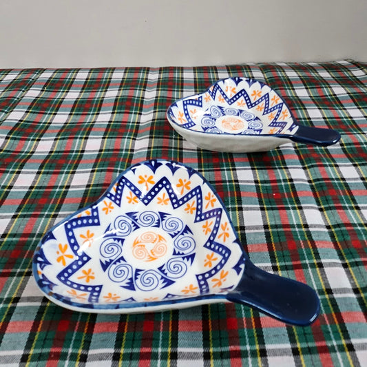 Heart- Shaped Ceramic Serving Bowls (Set of 2)