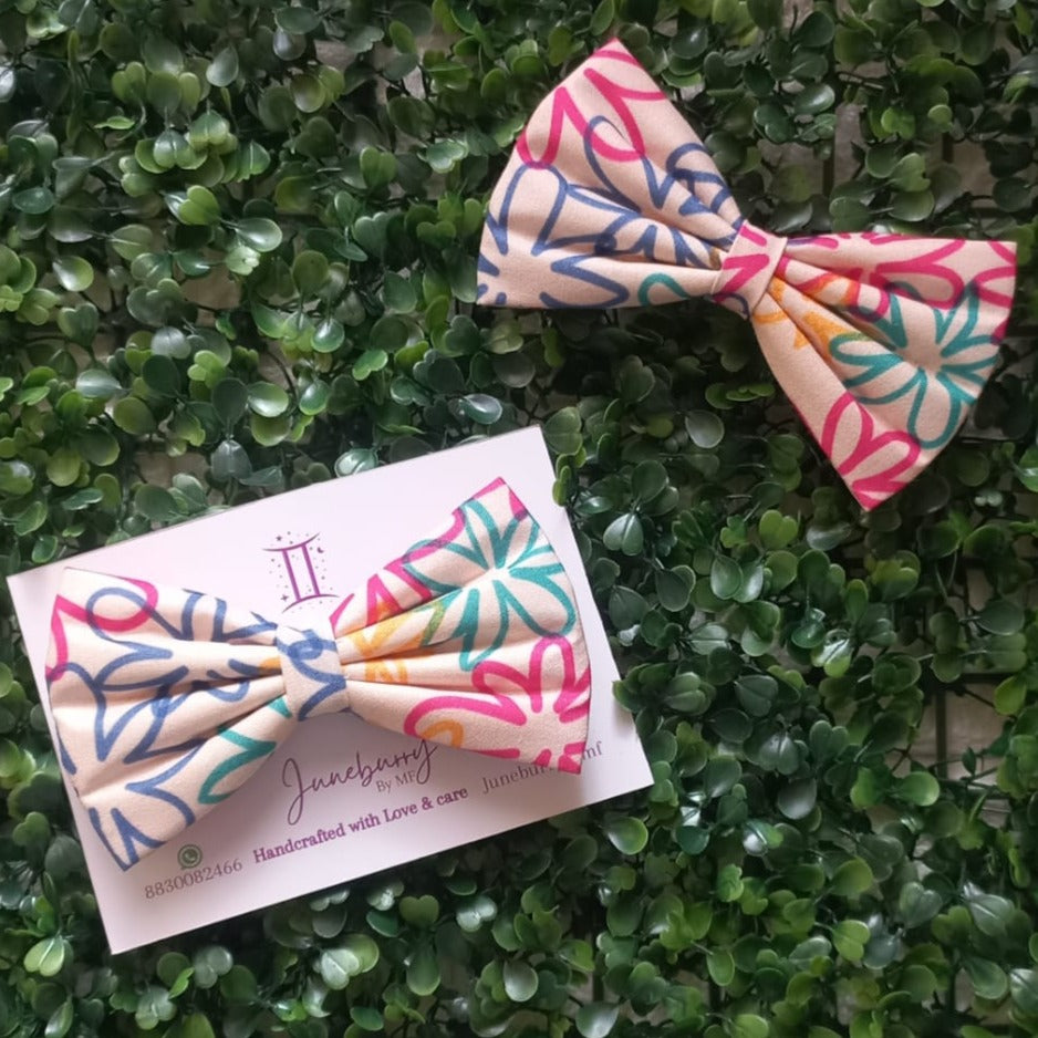 Colorful Splash Classic Bow