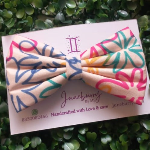 Colorful Splash Classic Bow