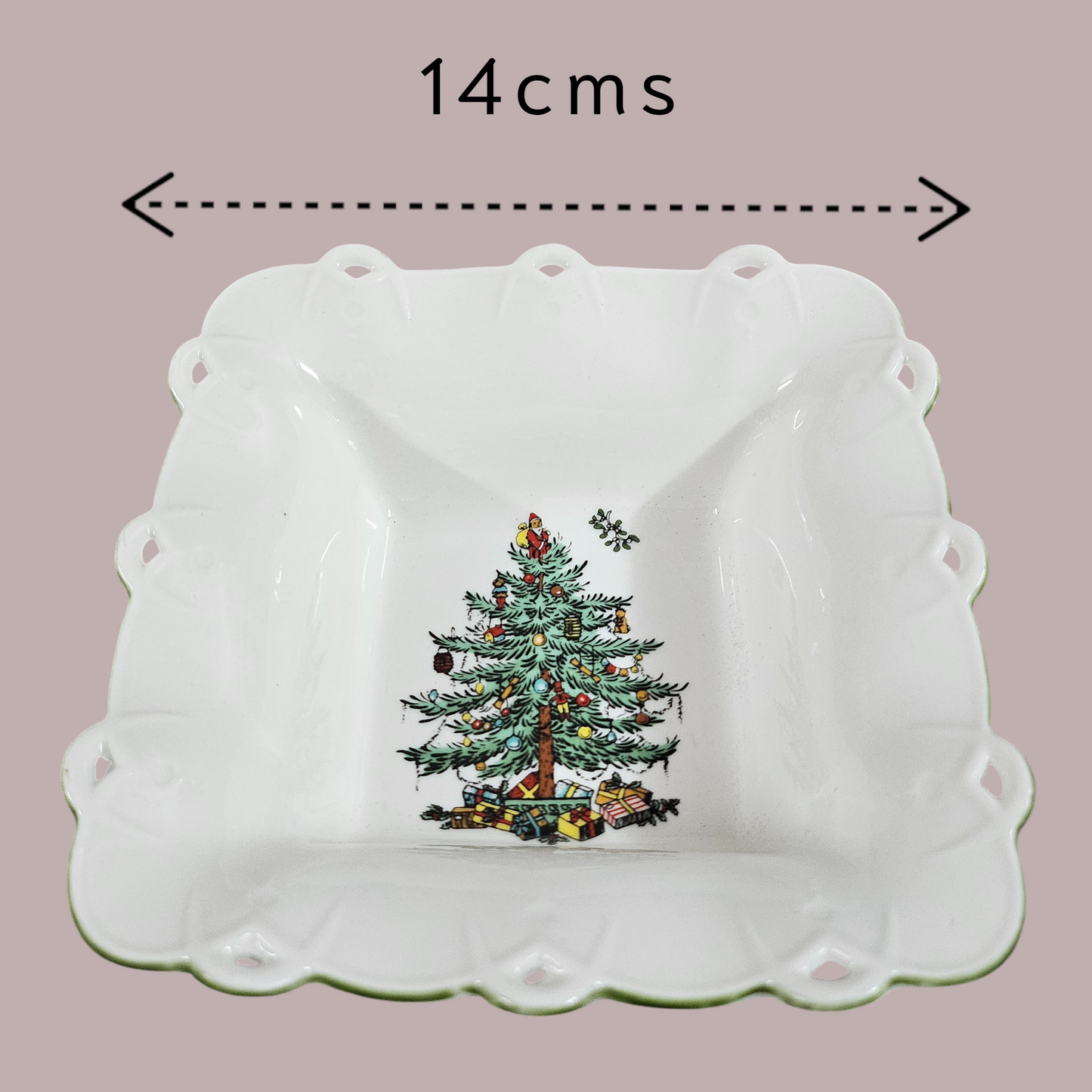 Christmas Ceramic Dip Bowls / 1PC